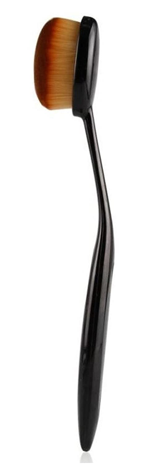 Lusty Soul Pink Foundation Brush & Oval Brush Set - Professional Makeup Brush Kit for Flawless Blending & Contouring - Perfect for Everyday Makeup & Special Occasions