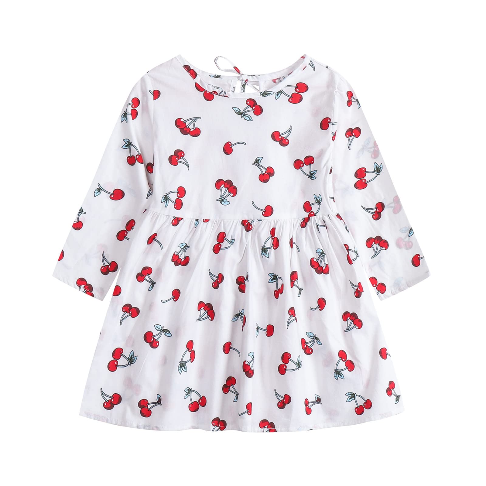 LISfsa Baby Girl Party Dresses - Princess Toddler Spring Casual Print Dress & Skirt Set for Kids | Perfect for Birthday Parties, Easter, Photo Shoots & Special Occasions