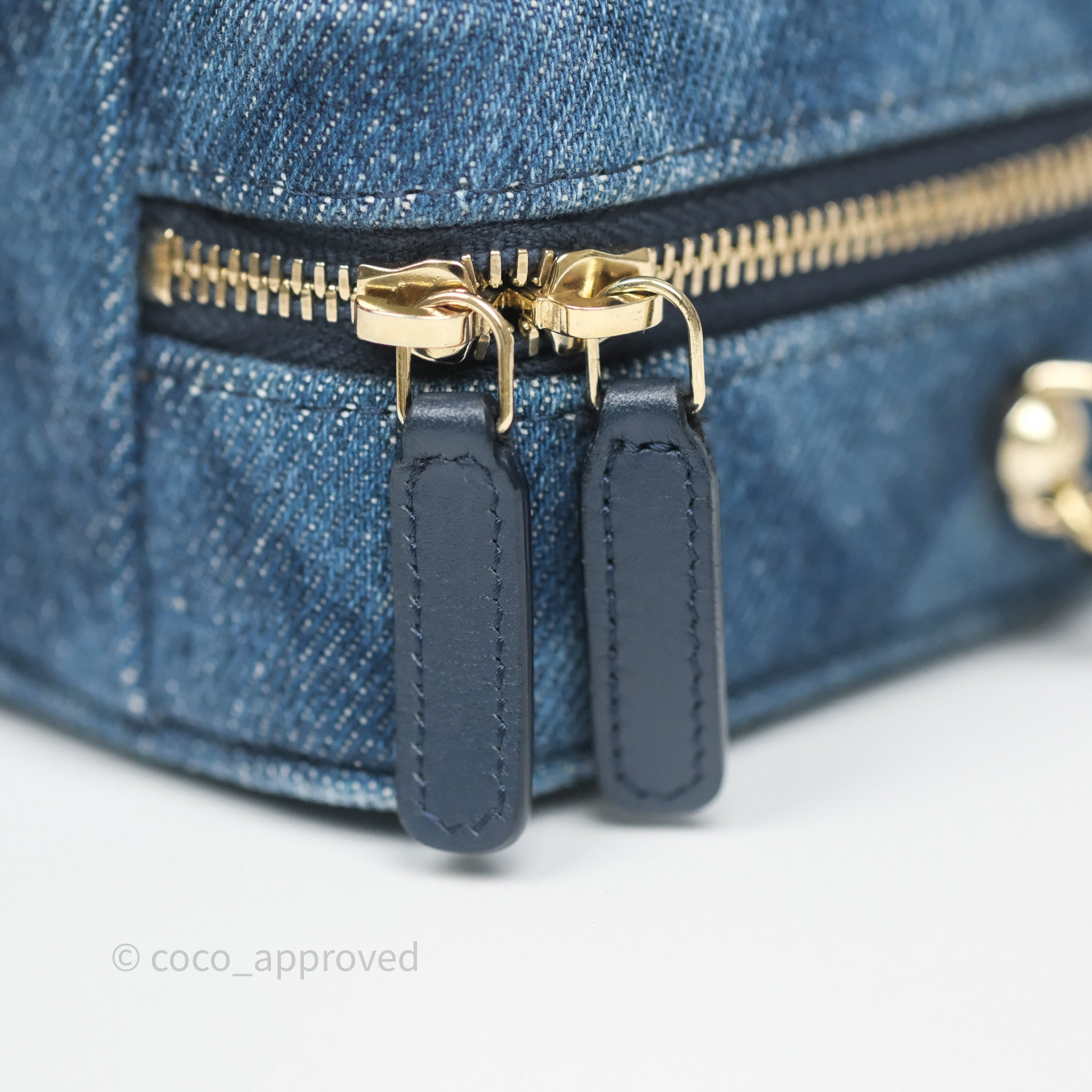 Chanel Quilted Denim Camera Bag with Gold Hardware - Perfect for Everyday Use & Special Occasions