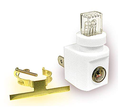 Custom LED Night Light with Light Sensor & Brass Clip - DIY Personalized Night Light Kit (Pack of 10) - Perfect for Bedrooms, Nurseries, Hallways & Home Decor