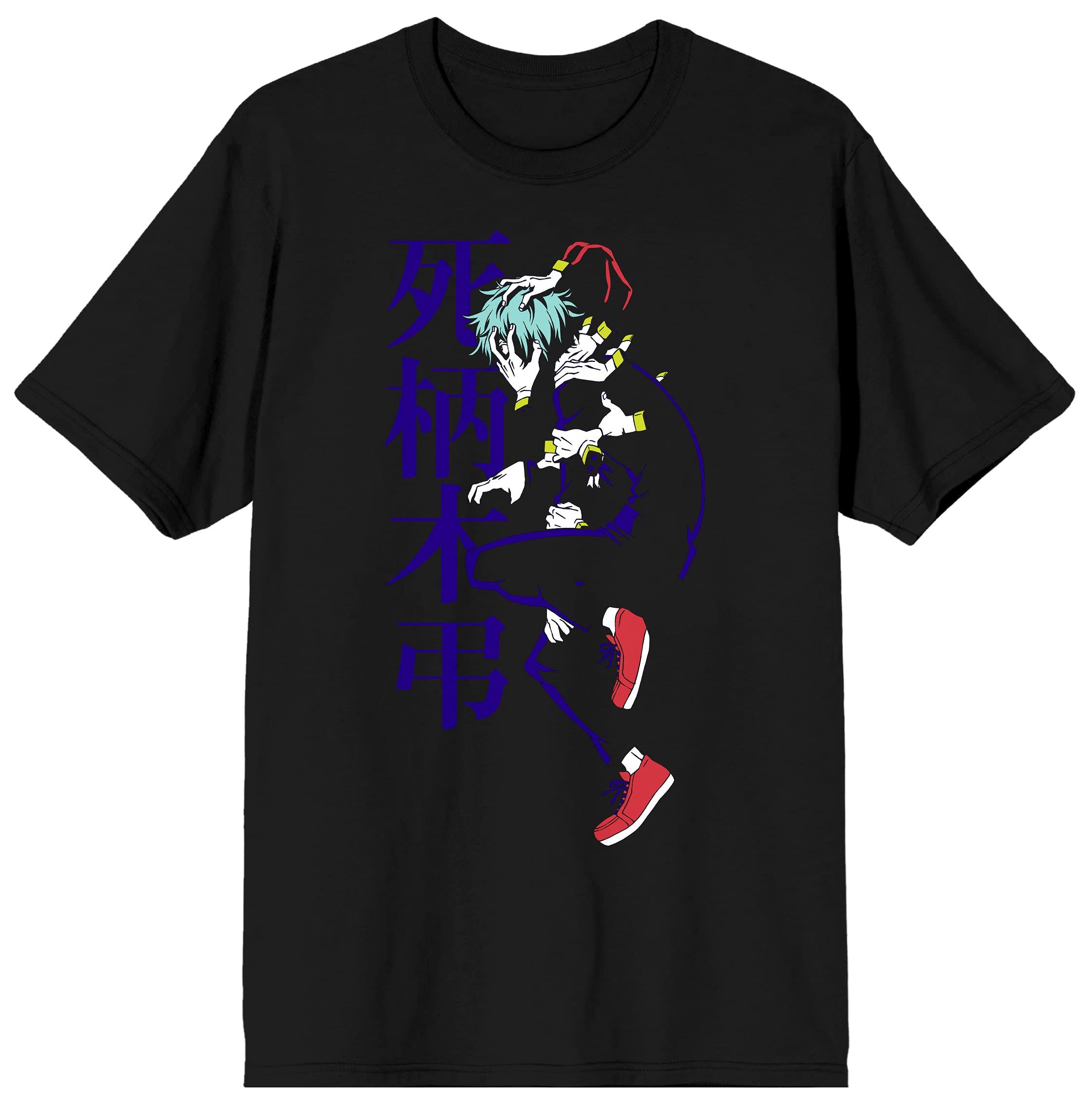 My Hero Academia Anime Tomura Shigaraki Character Black T-Shirt for Men - Casual Wear & Cosplay