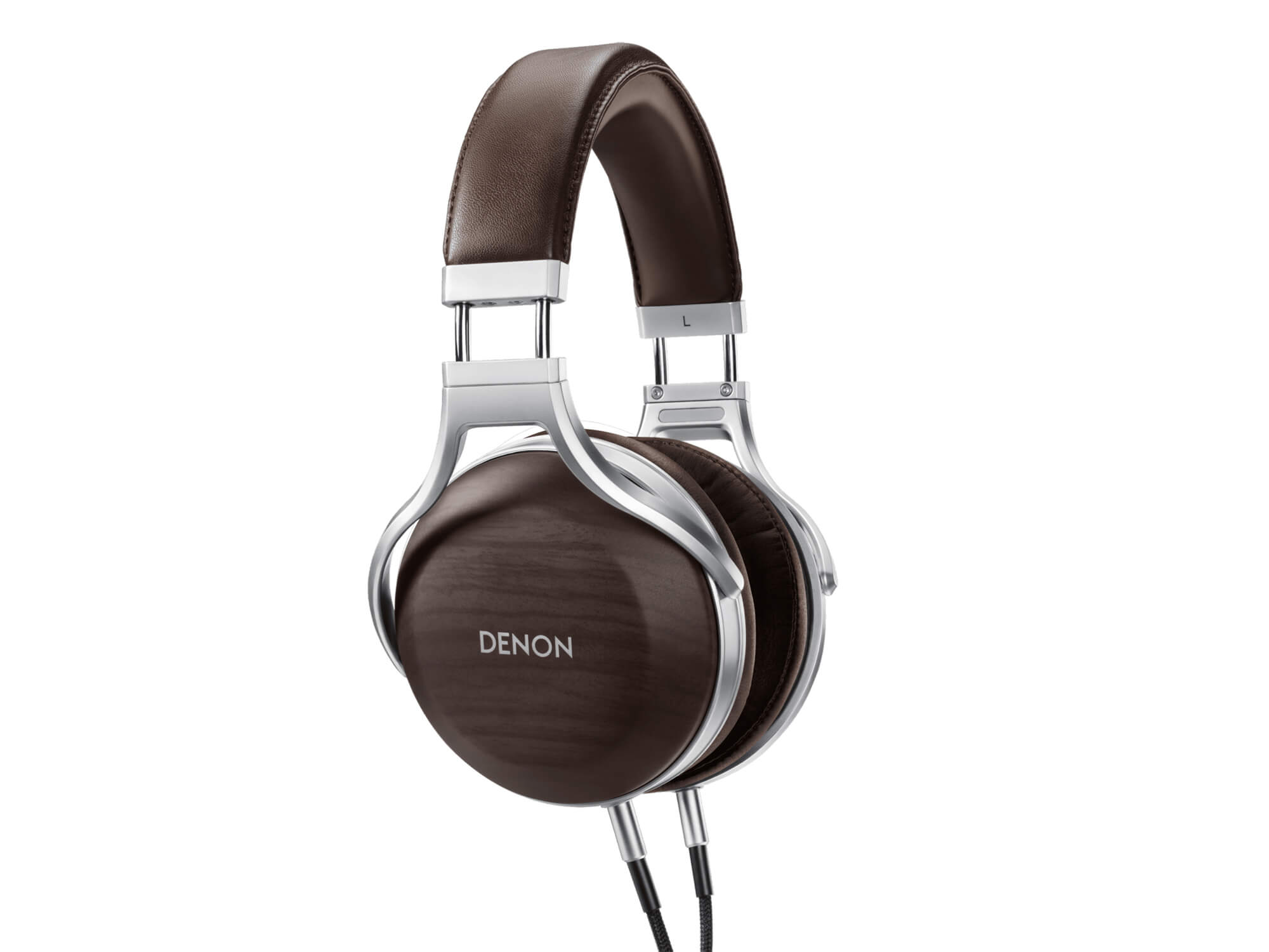 Denon AH-D5200 Premium Over-Ear Headphones - High-Fidelity Sound, Comfortable Fit for Music, Gaming & Studio Use