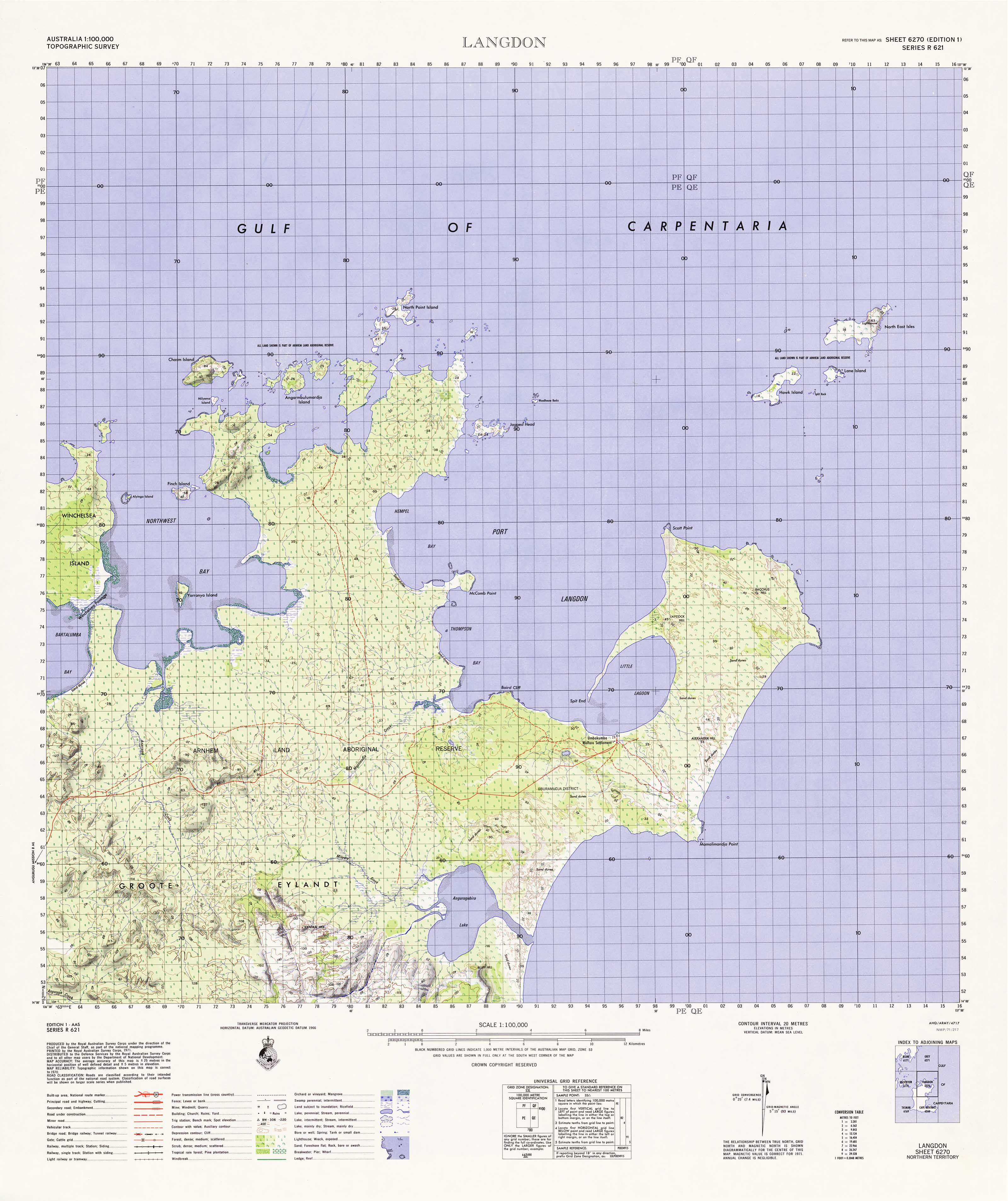 6270 Langdon 1:100,000 Scale Topographic Map - Hiking, Camping & Outdoor Navigation for Adventurers