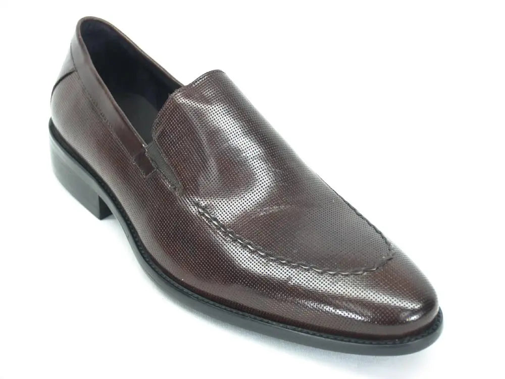 Premium Textured Leather Loafers for Men - Comfortable Slip-On Dress Shoes for Business & Casual Wear - Perfect for Office, Travel & Everyday Use