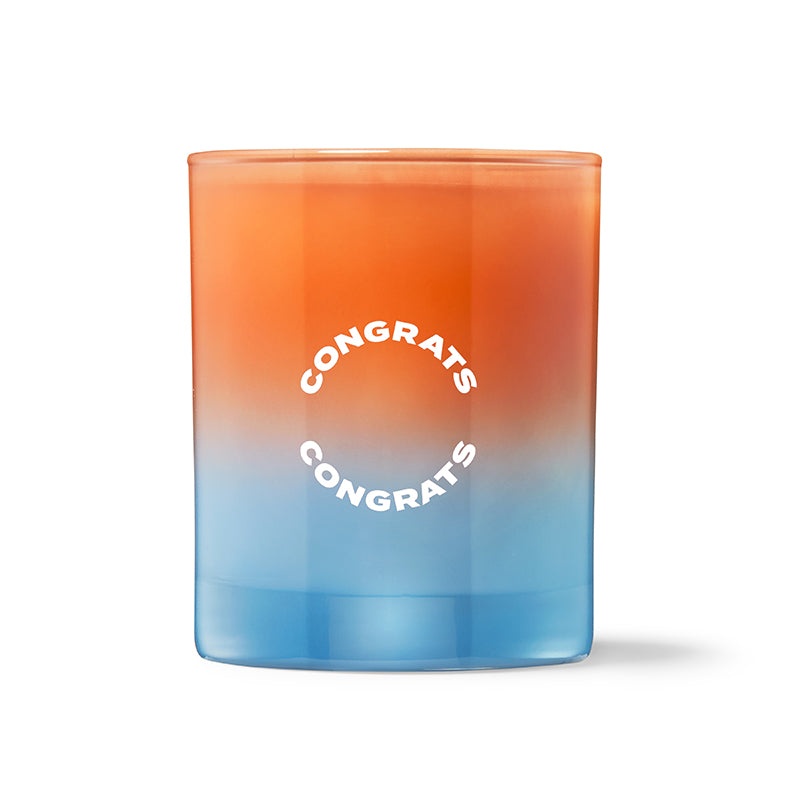 CONGRATS Candle - Grapefruit & Neroli Scented Soy Wax Candle for Celebrations, Gifts, and Home Decor | Perfect for Birthdays, Weddings, and Special Occasions