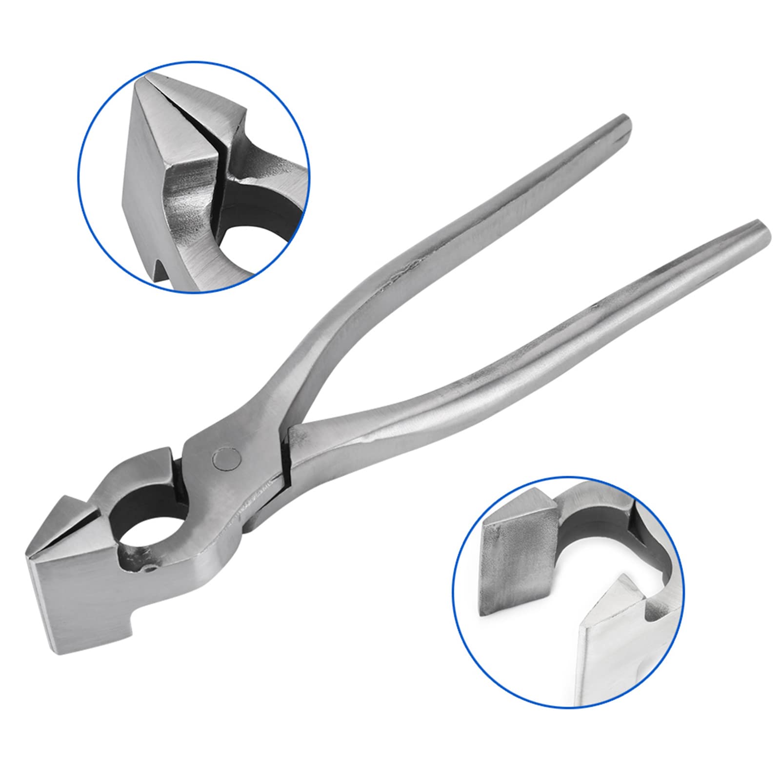 Professional Leather Press Pliers - Oumefar Leather Flattening Tool for Leathercraft, Bag & Belt Making | Adjustable Leather Clamp & Nipper for Smoothing Leather | Perfect for DIY Leather Projects, Handbag Repair & Leatherworking