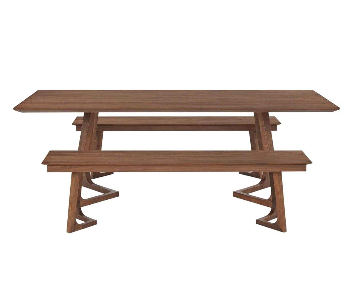 Modern Cress 87-Inch Dining Table - Solid Wood Farmhouse Style for 8-10 People - Perfect for Family Gatherings & Dinner Parties