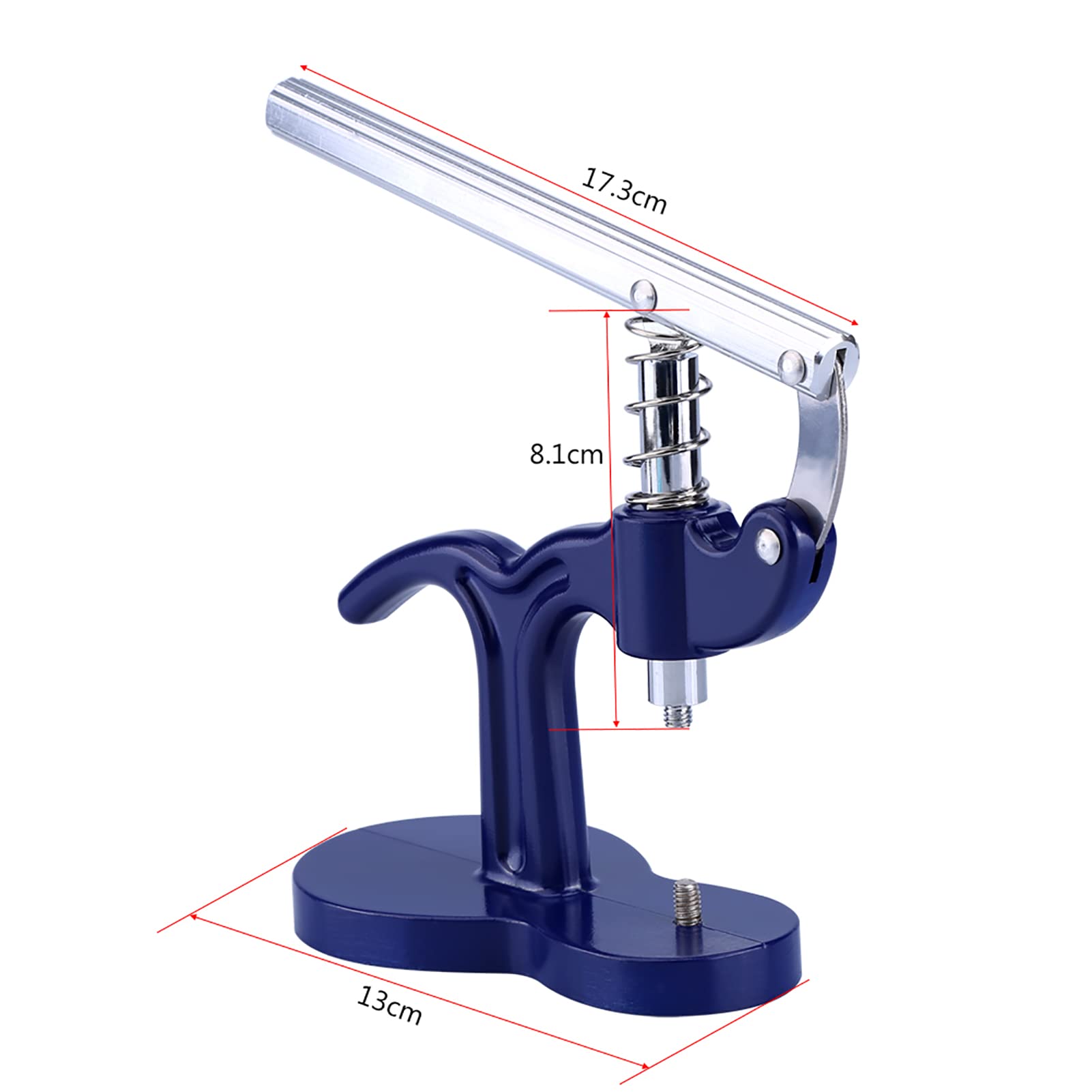 Zerone Professional Watch Press Set - Watch Back Case Closer & Crystal Glass Fitting Tool for Watch Repair | Perfect for Watchmakers, Jewelers & DIY Enthusiasts | Ideal for Snap Back Watch Case Repairs & Maintenance