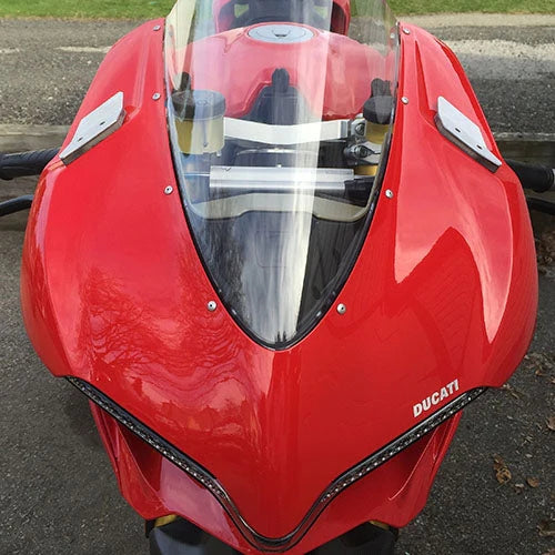 Ducati 1299 Panigale Mirror Block Off Turn Signals Kit for 2015-2019 Models - Motorcycle Accessories for Racing & Street Performance