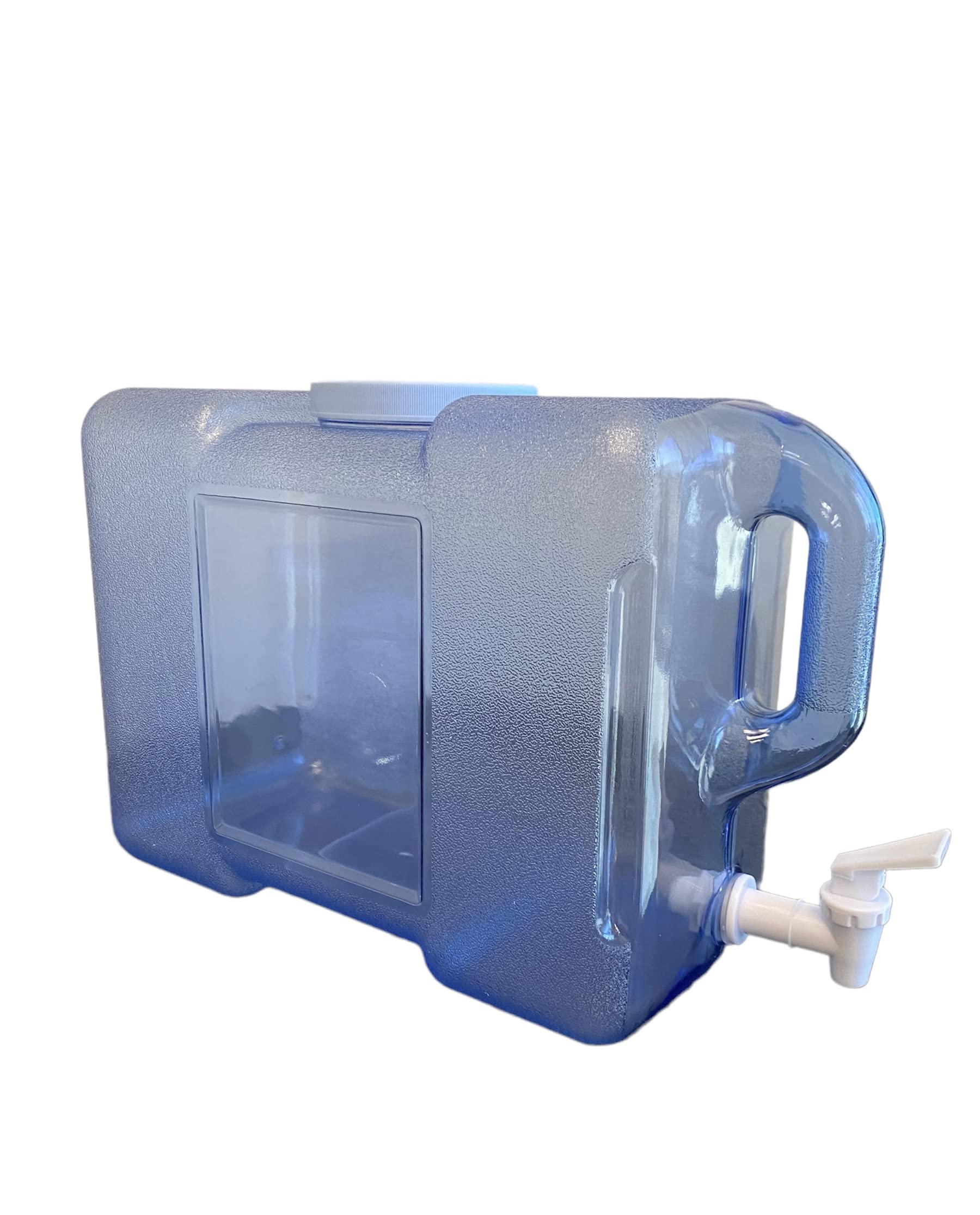 3 Gallon Plastic Water Bottle with Handle - BPA Free Large Water Container for Home, Office, Camping & Emergency Storage