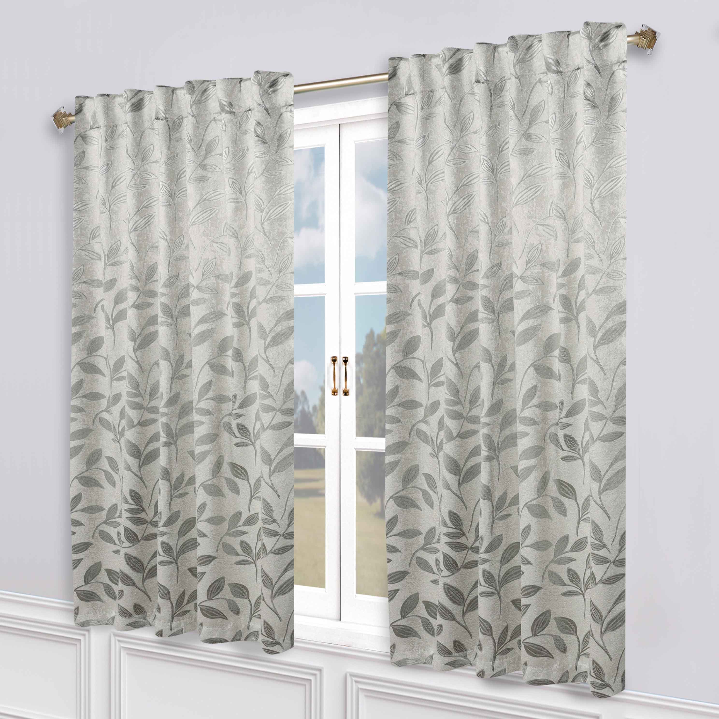 Premium Blackout Curtains for Bedroom - Super Soft Thermal Insulated Room Darkening Drapes with Back Tab Design (Set of 2 Panels) - Perfect for Nursery, Home Theater & Shift Workers