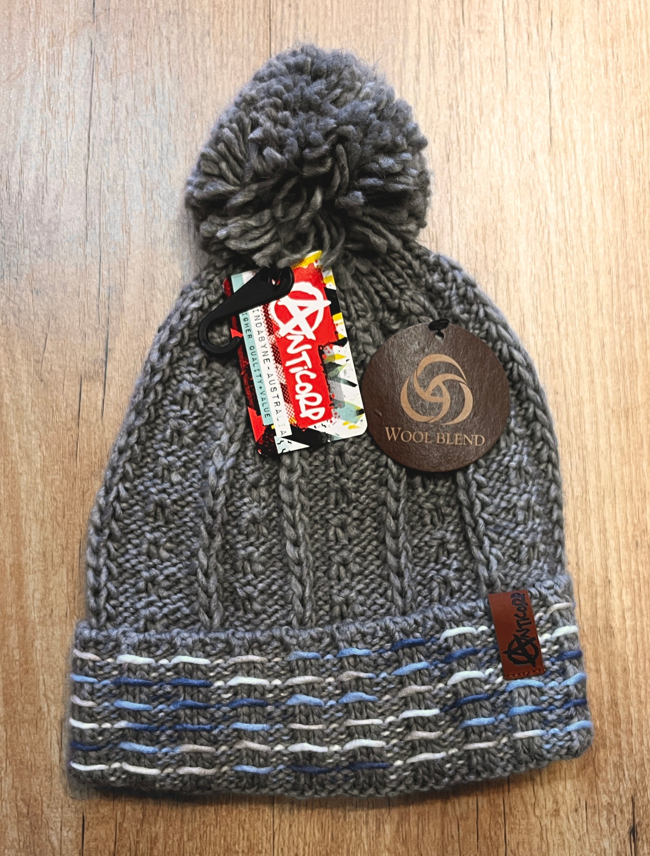 Anticorp Southerly Lined Beanie Hat for Men & Women - Warm Winter Skull Cap with Fleece Lining - Perfect for Skiing, Snowboarding & Outdoor Activities