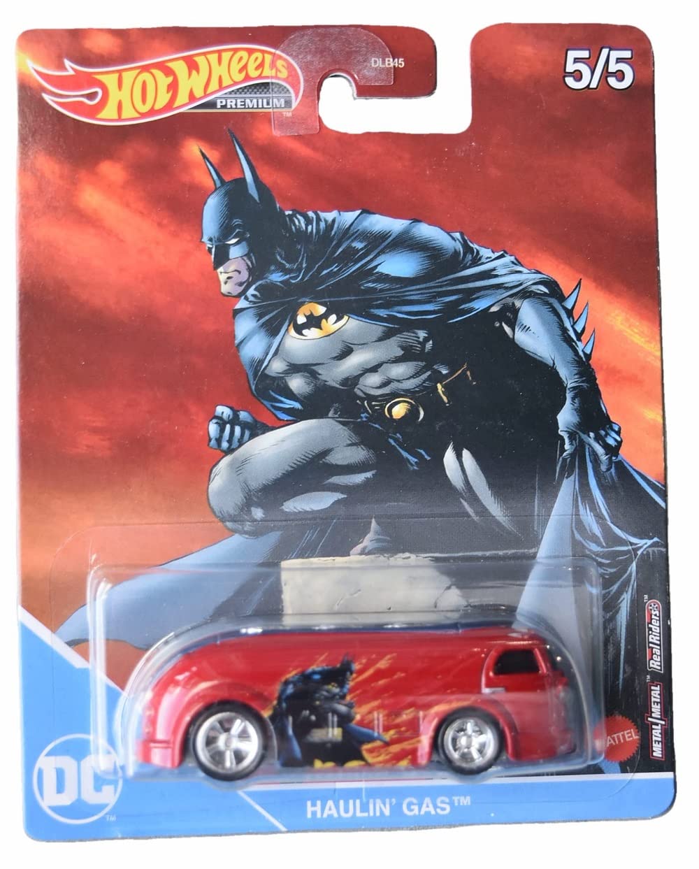 Hot Wheels Haulin Gas 2022 Batman 5/5 Die-Cast Car - Collectible Toy Vehicle for Kids & Adults - Perfect for Play, Display & Gifts
