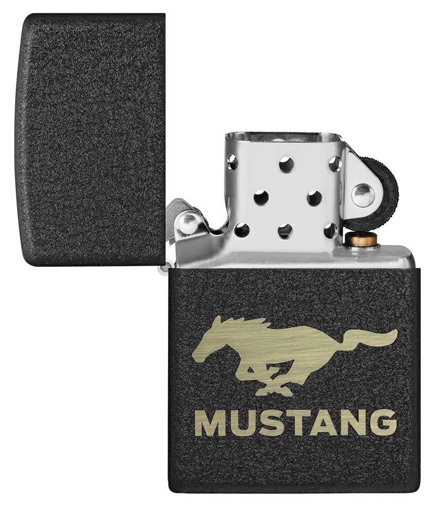 Zippo Ford Logo Windproof Lighter - Classic Collectible Metal Lighter for Outdoor Camping, Hiking & Everyday Carry (ECT)