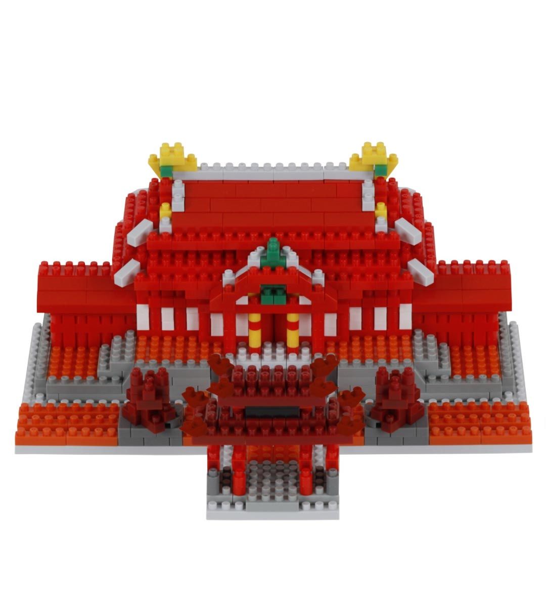 Nanoblock Shuri Castle Building Kit NBM 030 - Miniature Japanese Architecture Model for Collectors & Home Decor