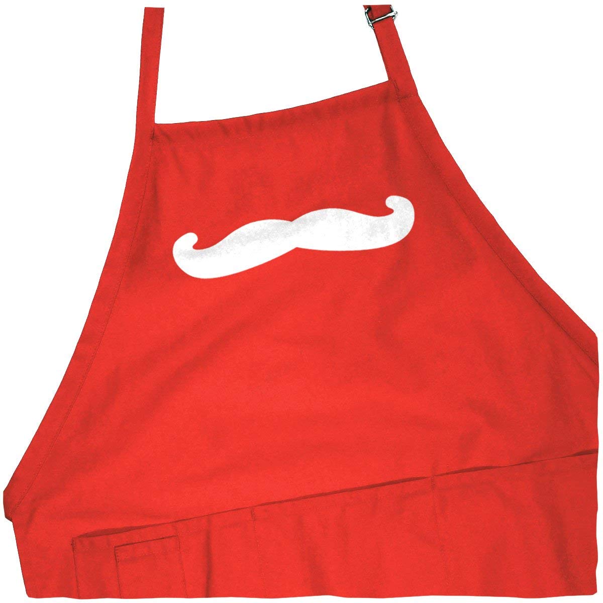 Adjustable Mustache BBQ Apron for Men - One Size Fits All - Perfect for Grilling, Cooking & Outdoor BBQ Parties