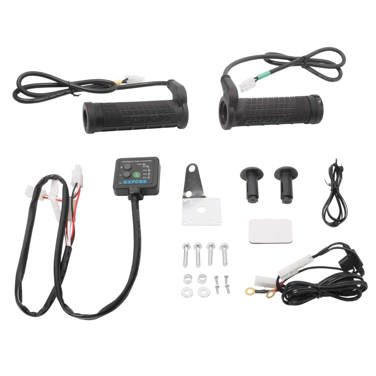 Premium ATV Heated Grips with Temperature Control - Oxford Heaterz Motorcycle Hand Warmers for Cold Weather Riding & Winter Commuting