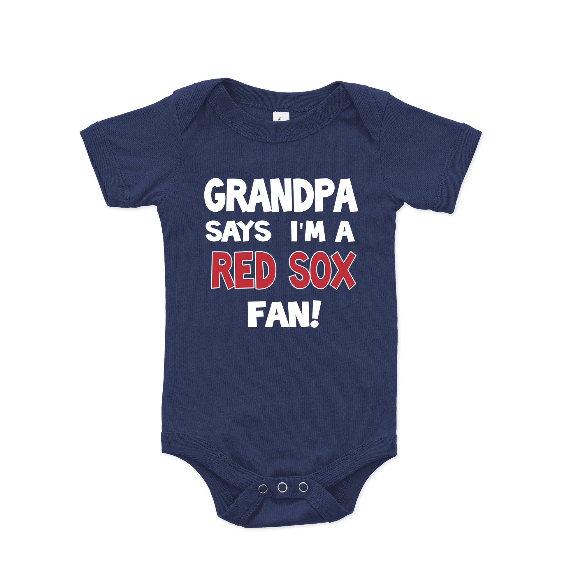Red Sox Fan Baby Bodysuit - Cute Baseball Outfit for Infants