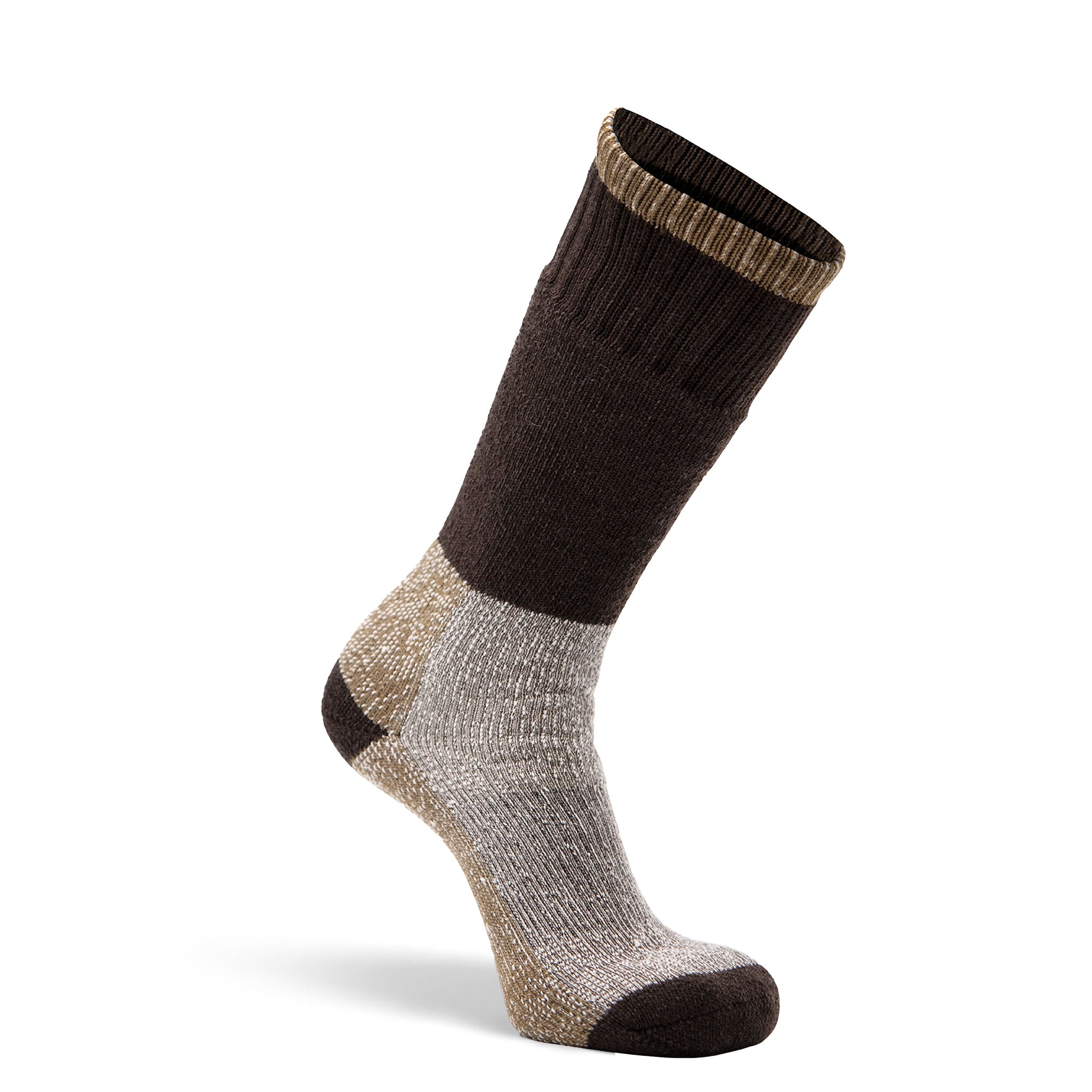 Colorblock Thermal Heavyweight Mid Calf Boot Socks - Warm Winter Hiking & Outdoor Work Socks for Women & Men - Perfect for Snow Boots, Hunting, and Cold Weather Activities