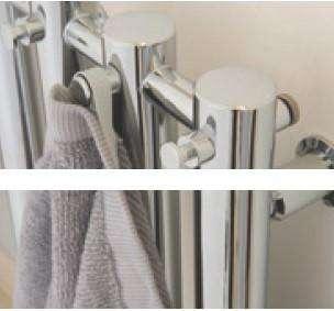 Tuzio Rosendal Hardwired or Plug-In Towel Warmer - 16.5