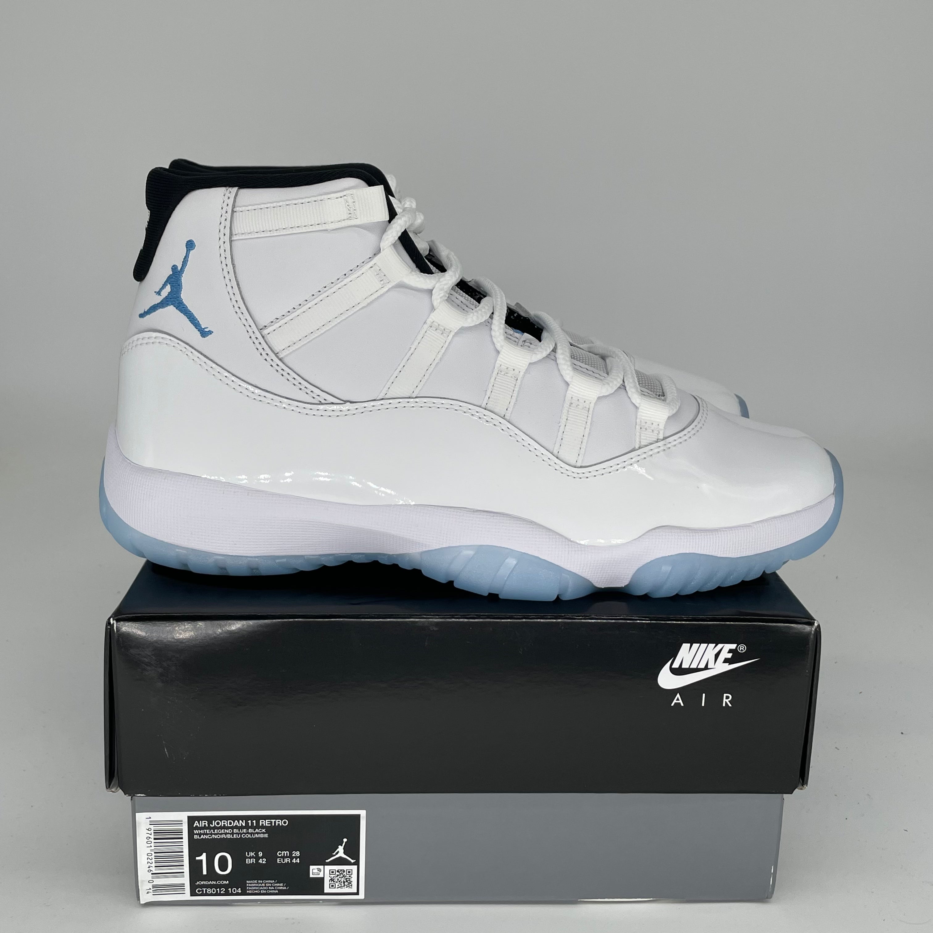 AIR JORDAN 11 LEGEND BLUE Men's Basketball Shoes Size 10 - Retro Style, High Performance Sneakers for Sports & Casual Wear | Perfect for Basketball Games, Gym Workouts and Street Fashion