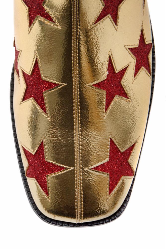 Jeffrey Campbell Women's On Mars Gold Metallic Platform Boots - Stylish & Comfortable for Parties, Night Out & Fashion Events