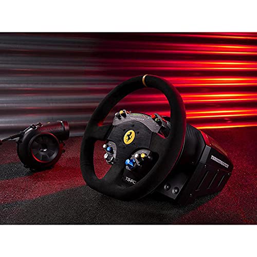 Thrustmaster TS-PC Racer Ferrari 488 Challenge Edition - High Torque Force Feedback Racing Wheel (270°-1080° Adjustable) for PC - Perfect for Sim Racing & Gaming Enthusiasts