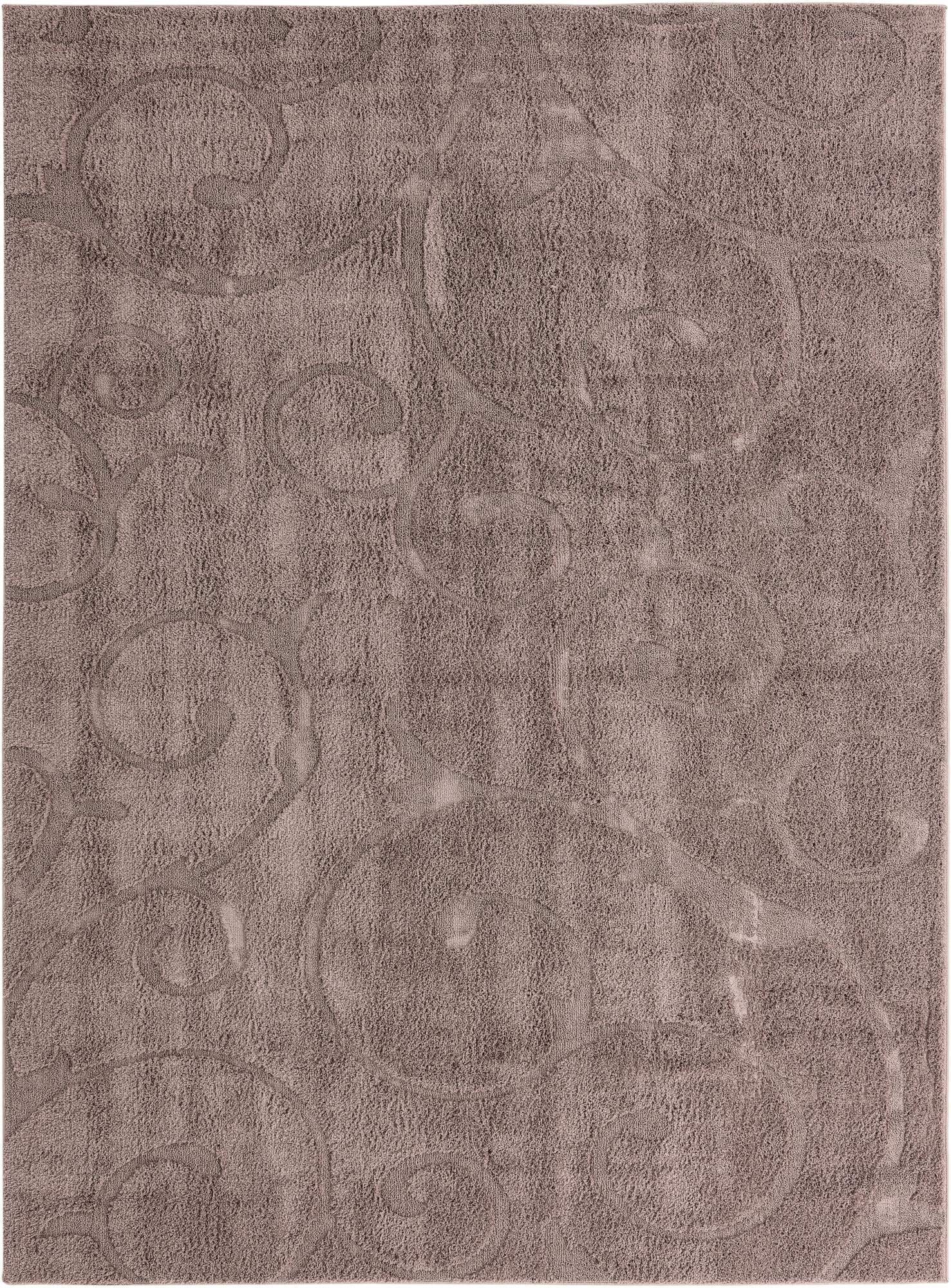 Botanical Shag Collection 9' x 12' Violet Shag Rug - Soft Plush Area Rug for Living Room, Bedroom & Dining Room - Perfect for Home Decor, Cozy Spaces & Open Floor Plans