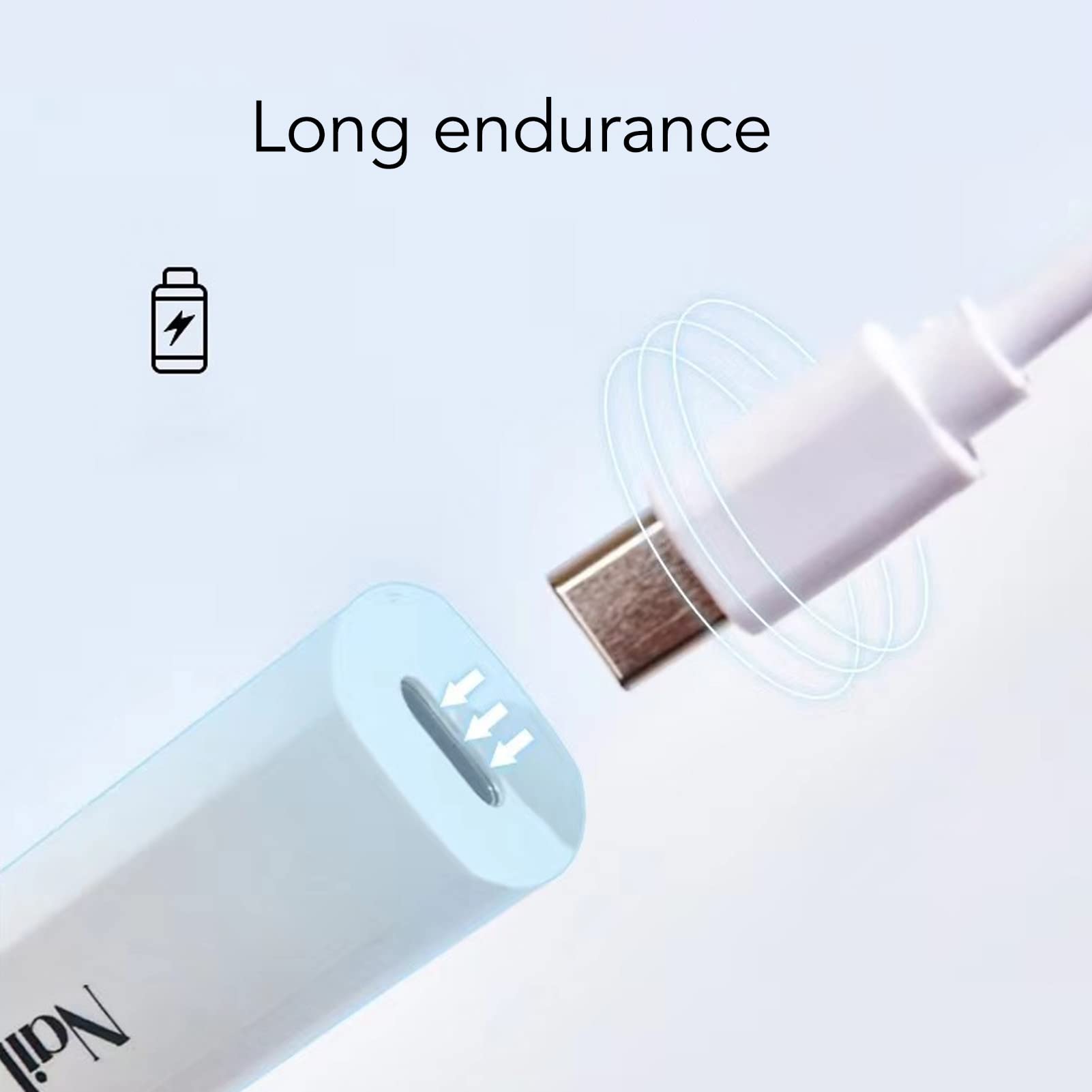 Professional Rechargeable Pen-Shaped Handheld Nail Lamp for Women - Portable UV LED Gel Nail Dryer for Home & Salon Use - Perfect for Manicures, Pedicures, and DIY Nail Art