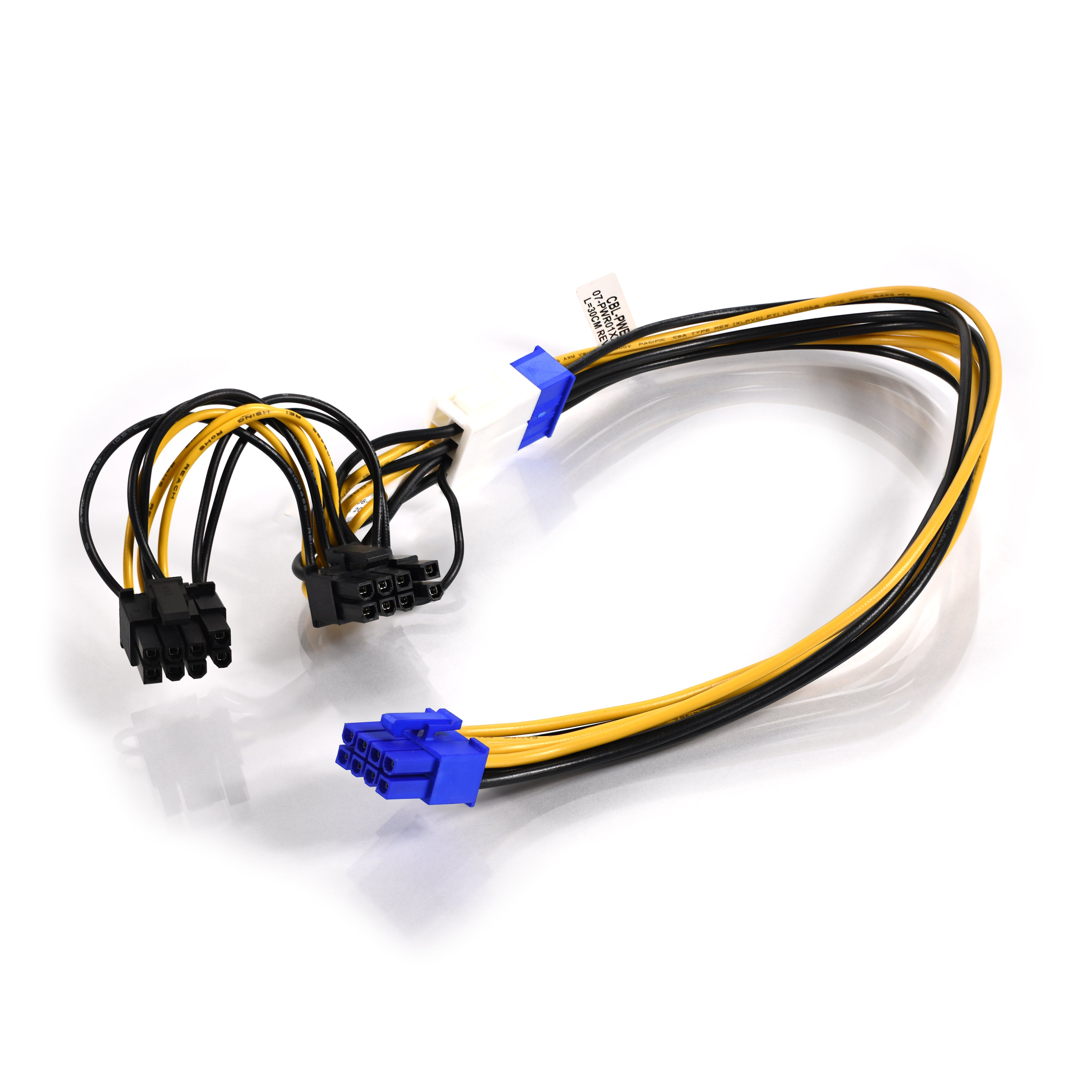 8 Pin CPU to 8 Pin PCIe GPU Power Cable 30cm - CBL PWEX 1028 - High Performance Power Supply Extension for Gaming PC, Workstation & Mining Rig