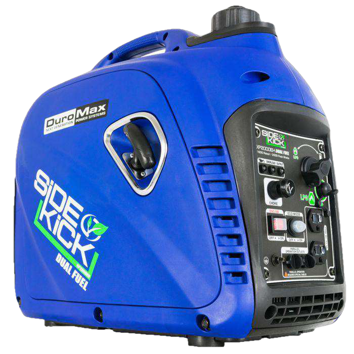 DuroMax XP2200EH 2200W Dual Fuel Portable Generator - Gas & Propane Powered - Ideal for Camping, Home Backup & Emergency Power Supply