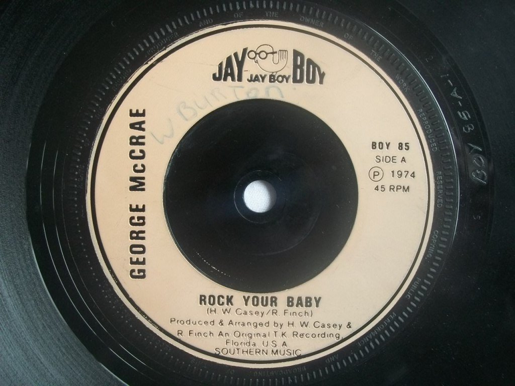 George McCrae - Rock Your Baby Vinyl Record - Jay Boy BOY 85 - Classic 70s Disco Music for Collectors & DJs - Perfect for Parties, Retro Nights & Music Enthusiasts