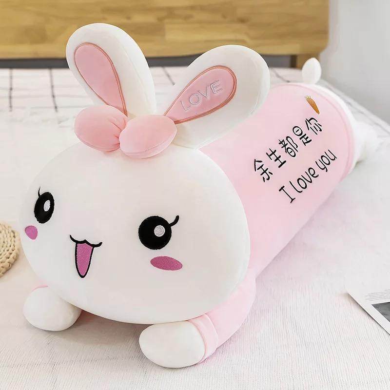 Adorable Kawaii Stuffed Rabbit Plush Toy - Soft Cute Bunny Plushie for Kids, Girls & Boys | Perfect for Gifts, Bedroom Decor & Cuddling