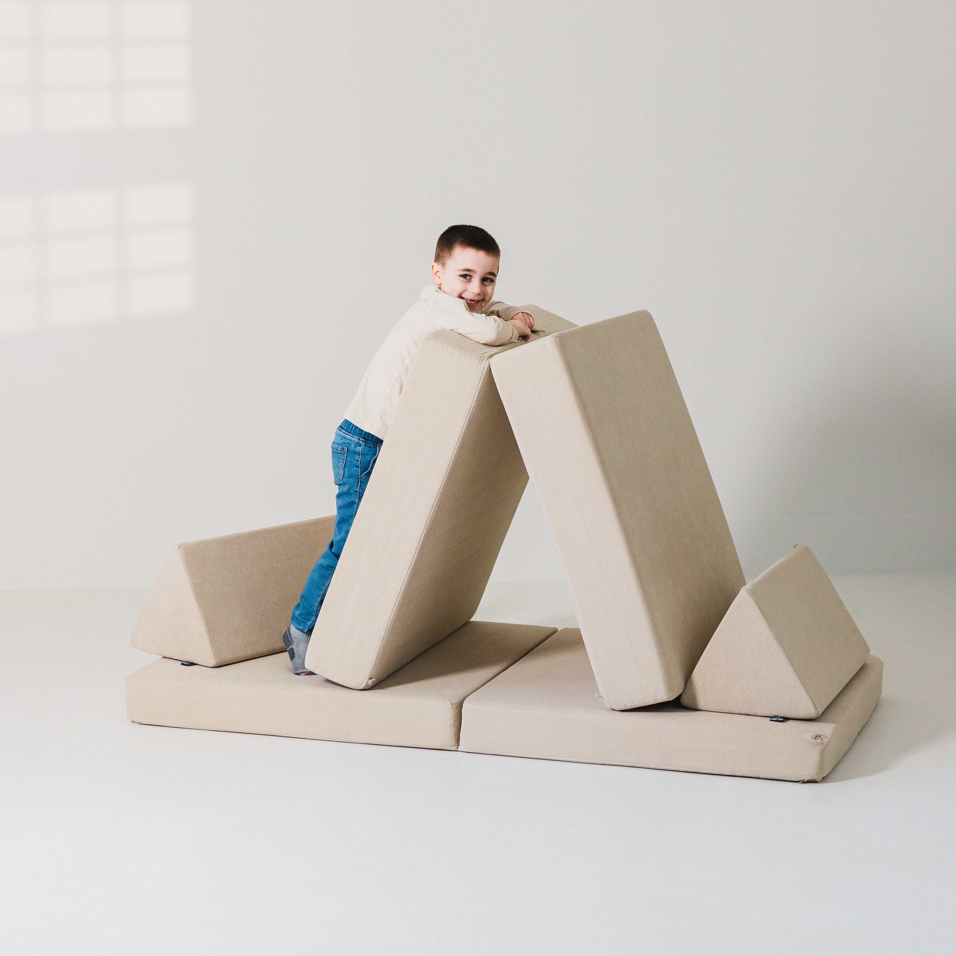 Modular Play Sofa for Kids - Soft & Safe Children's Play Couch - Perfect for Playrooms, Daycare & Indoor Play Areas