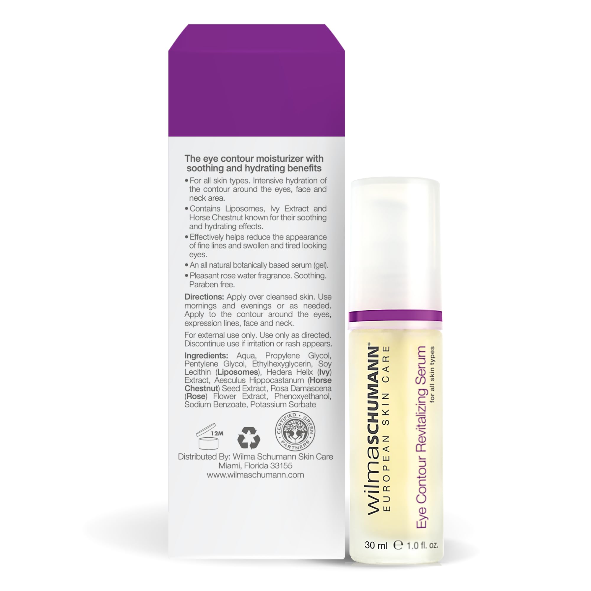 Best Eye Contour Revitalizing Serum for Wrinkles & Dark Circles - Anti-Aging Eye Treatment - 1 oz - Perfect for Night Routine & Daily Skincare