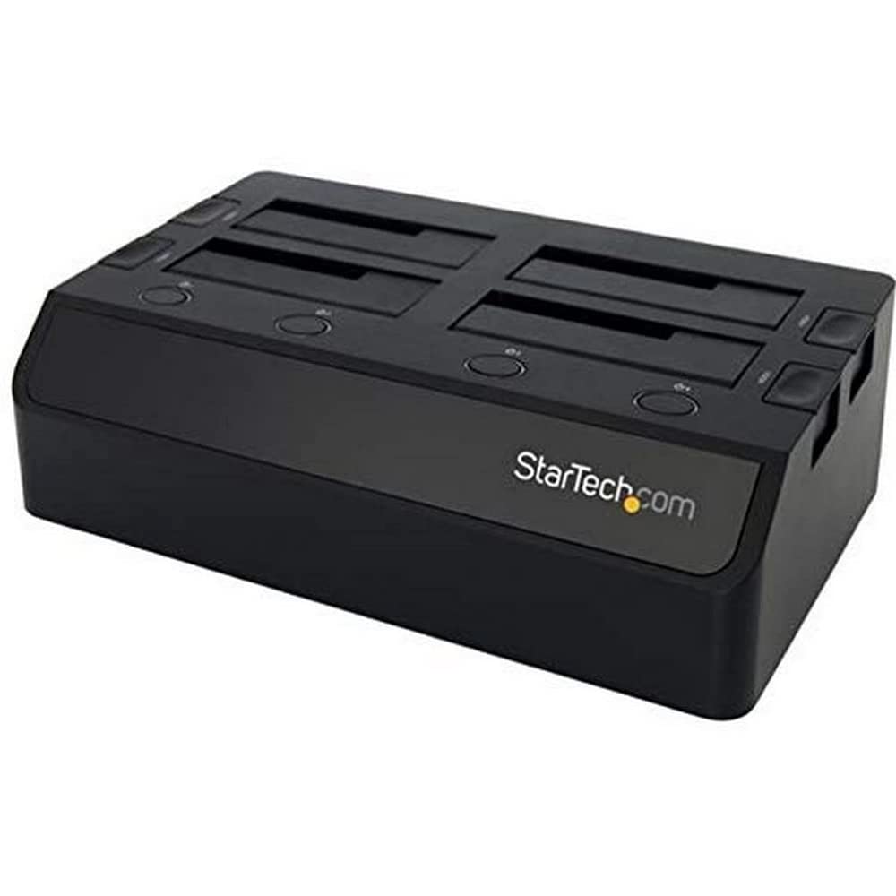 StarTech.com 4-Bay USB 3.0 to SATA Hard Drive Docking Station - External 2.5/3.5