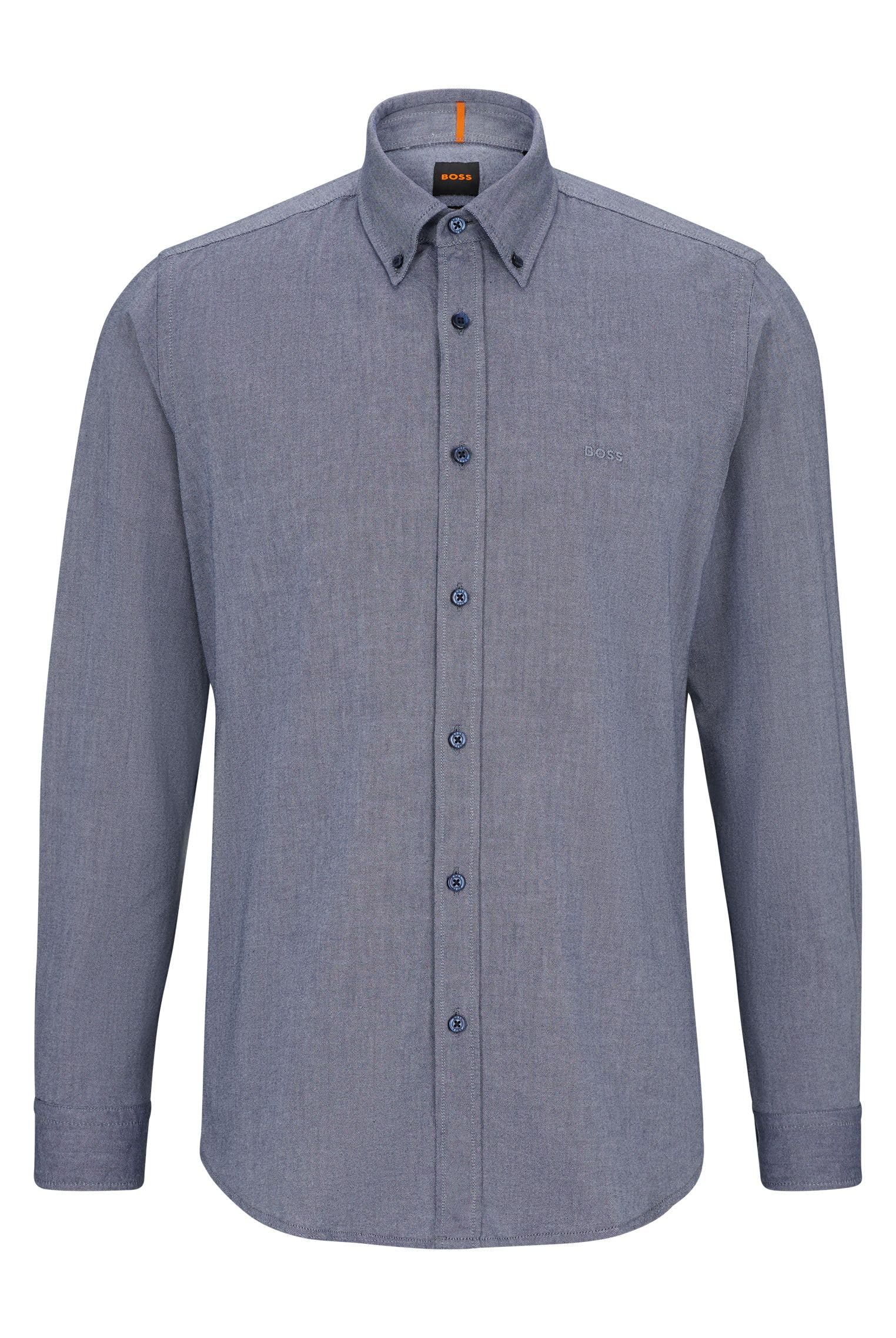 BOSS Men's Rickert Checkered Shirt - Stylish Casual Button-Down for Work, Outdoors & Everyday Wear