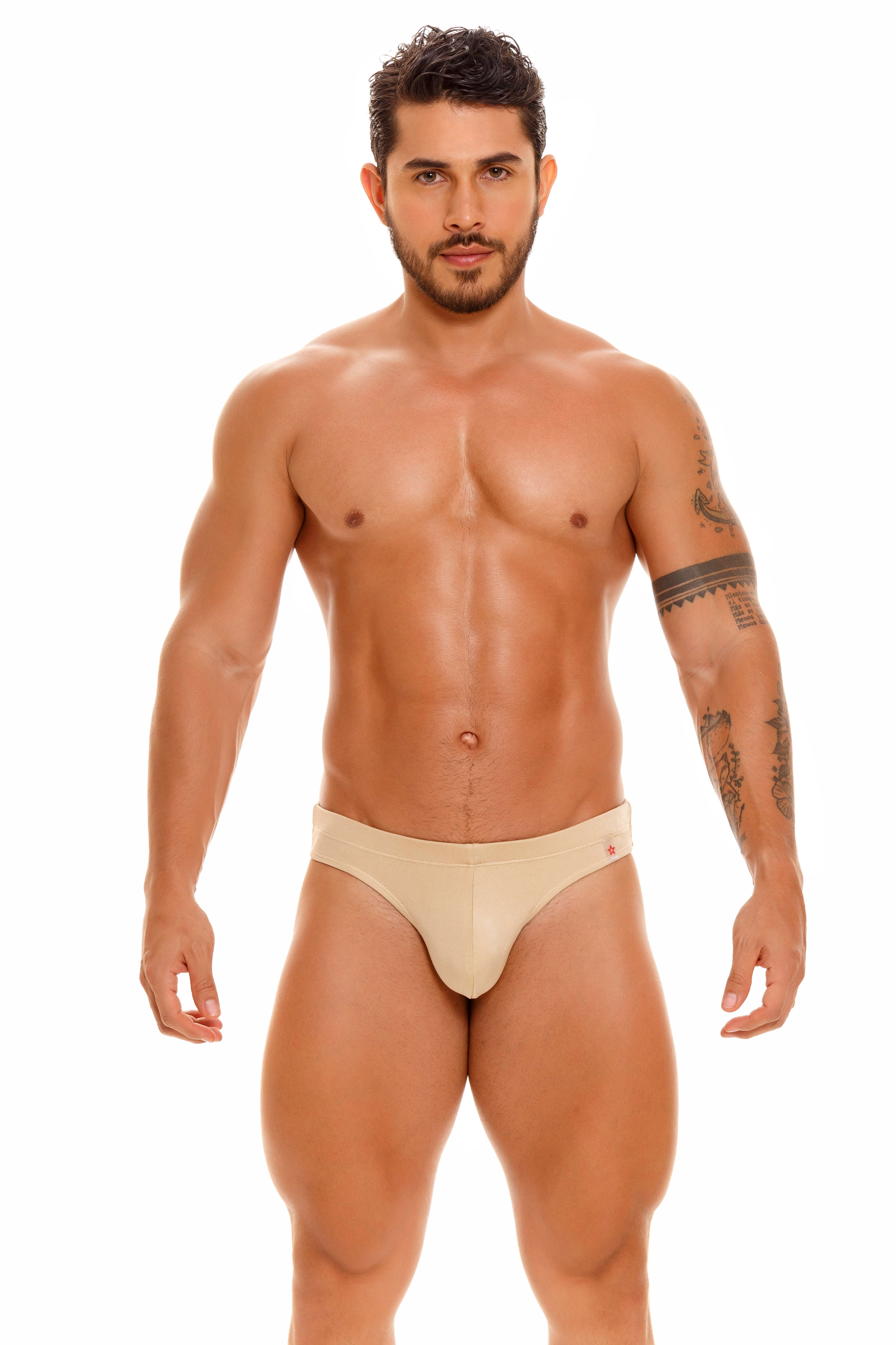 JOR Capri Swim Bikini Brief - High Waisted Gold Bathing Suit for Women | Beach Vacation, Pool Party & Summer Swimwear