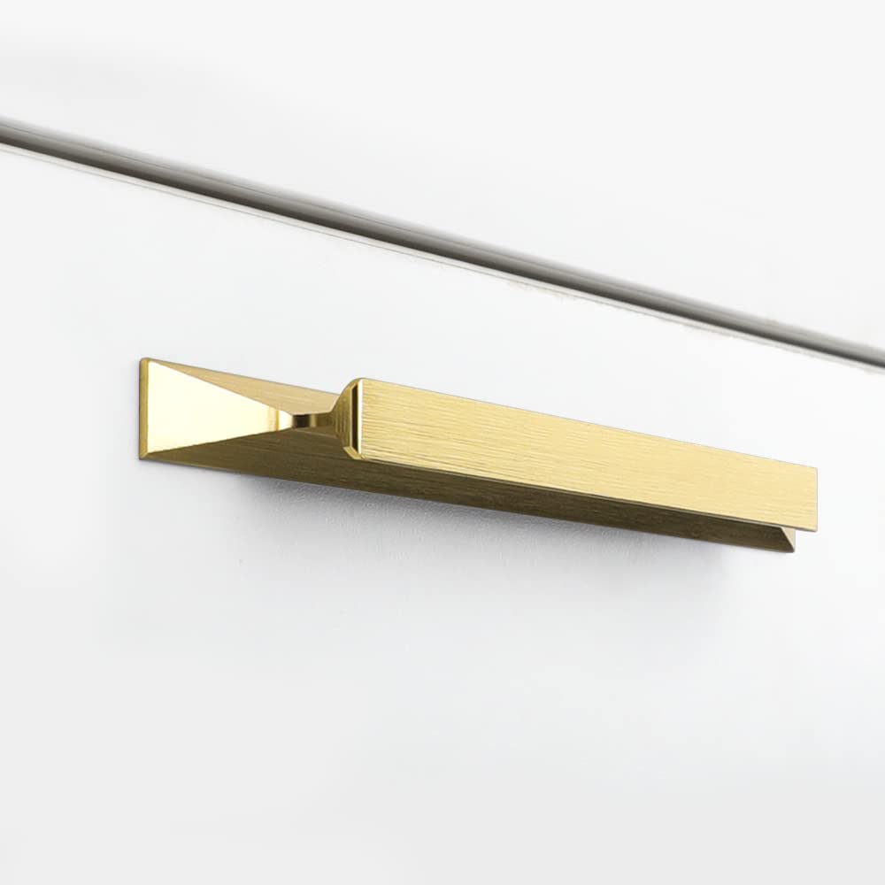 25 Pack Gold Cabinet Pulls & Handles - Modern Kitchen & Dresser Drawer Pulls, Closet Door Hardware - LS7024GD96 - Perfect for Home Renovation & Furniture Upgrade