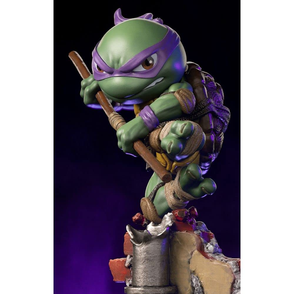Iron Studios TMNT Donatello Mini Statue - Multicolor Collectible Figure (84059) - Perfect for Teenage Mutant Ninja Turtles Fans, Home Decor & Gift Giving