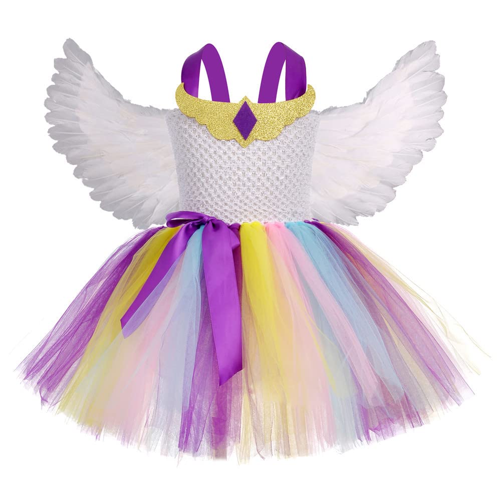 Quenny Halloween My Little Mary Universe Princess Dress - Unicorn Costume for Holiday Parties & Performances - Perfect for Halloween, Cosplay, and Dress-Up Play