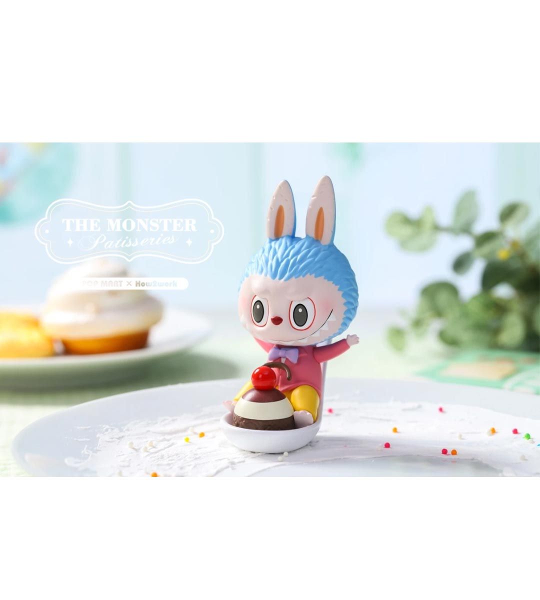 Labubu The Monsters Patisseries Series - Cute Collectible Vinyl Figures for Home Decor, Office Display & Anime Fans Gift