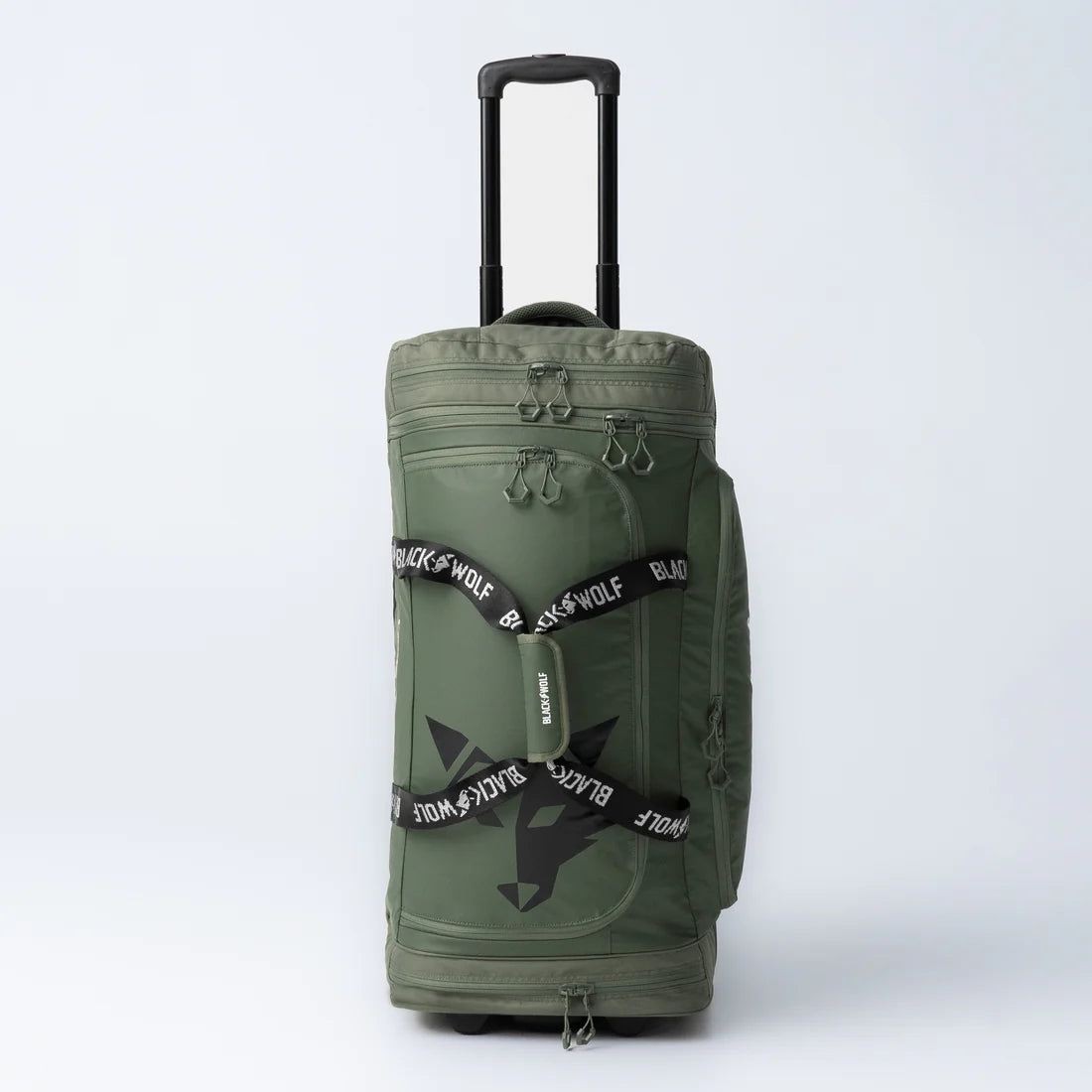 Black Wolf BladeRunner Gen II 110L (+20L) Rolling Duffle Bag - Moss Green Heavy Duty Travel Luggage for Camping, Hiking & Outdoor Adventures