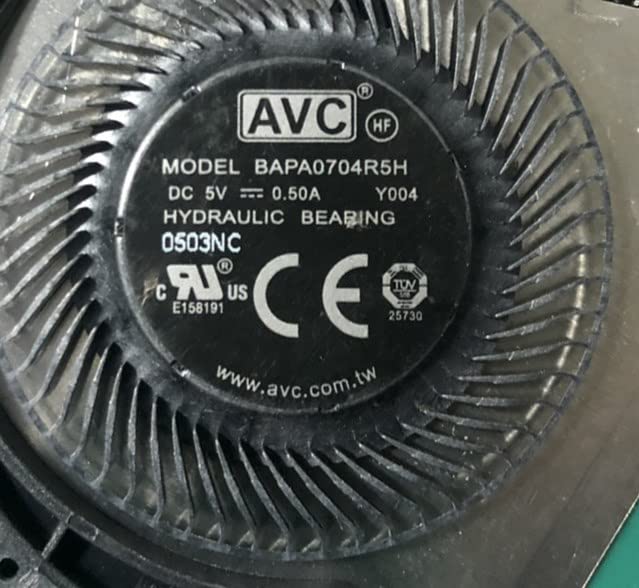 BAPA0704R5H Y004 ux533 5V Cooling Fan - High Performance DC Brushless Fan for Electronics, PC, and Server Cooling - Perfect for Computer Cases, Gaming Rigs, and Home Appliances