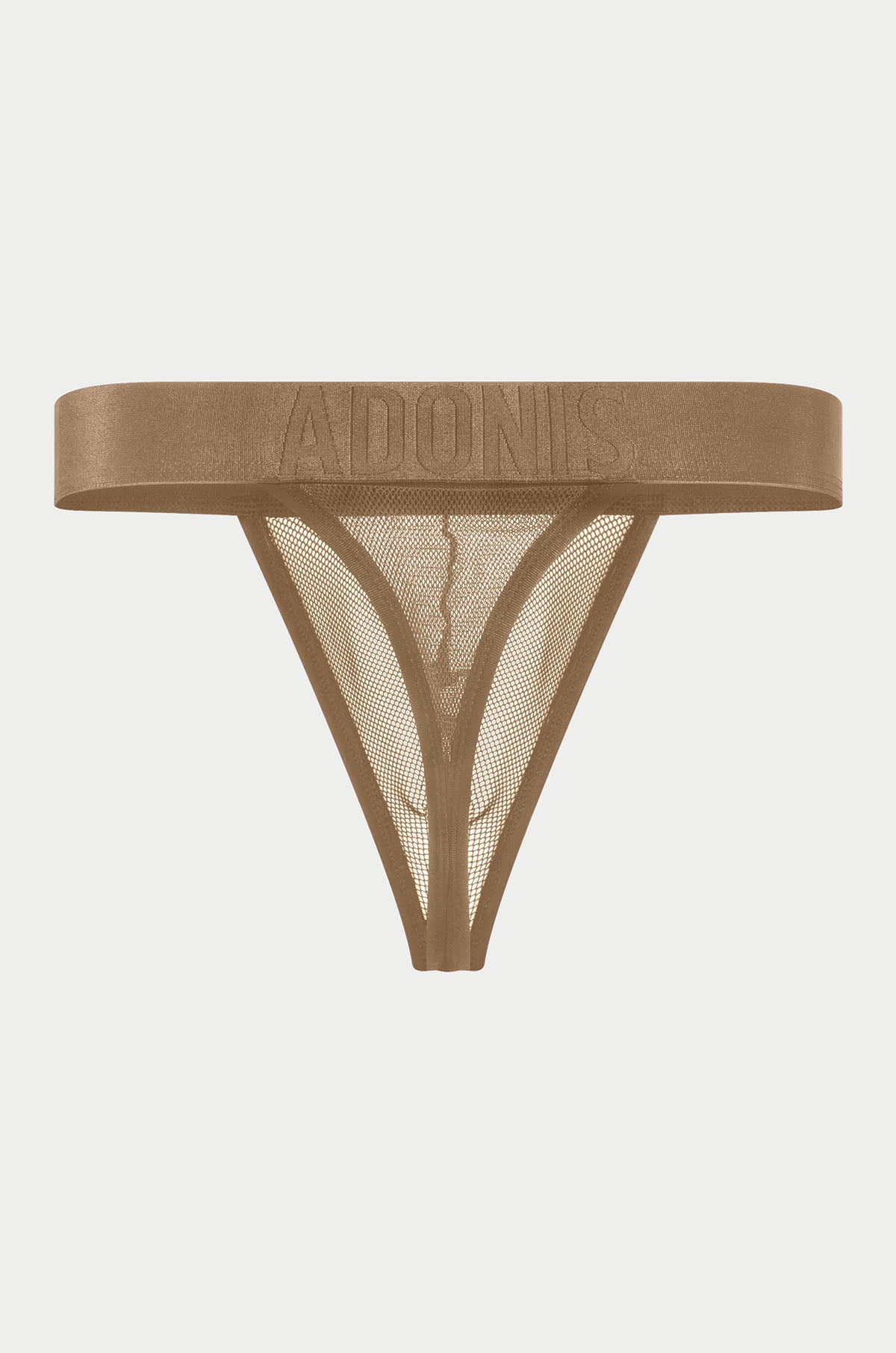 Luxury Mesh Nude Tan Thong Underwear - Seamless Comfort for Everyday Wear & Special Occasions