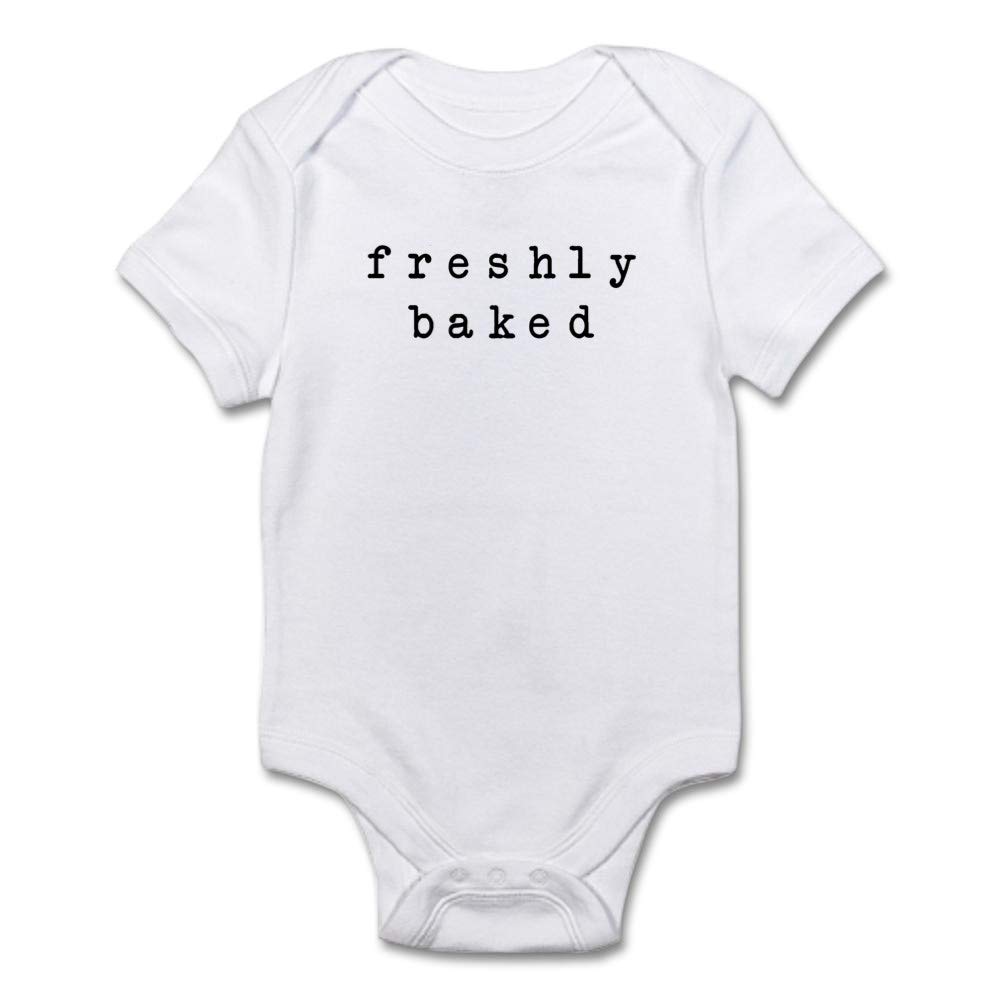 Freshly Baked Baby Bodysuit - Cute Infant Onesie for Newborns & Toddlers - Perfect for Baking-Themed Photoshoots, Birthday Parties & Family Gatherings