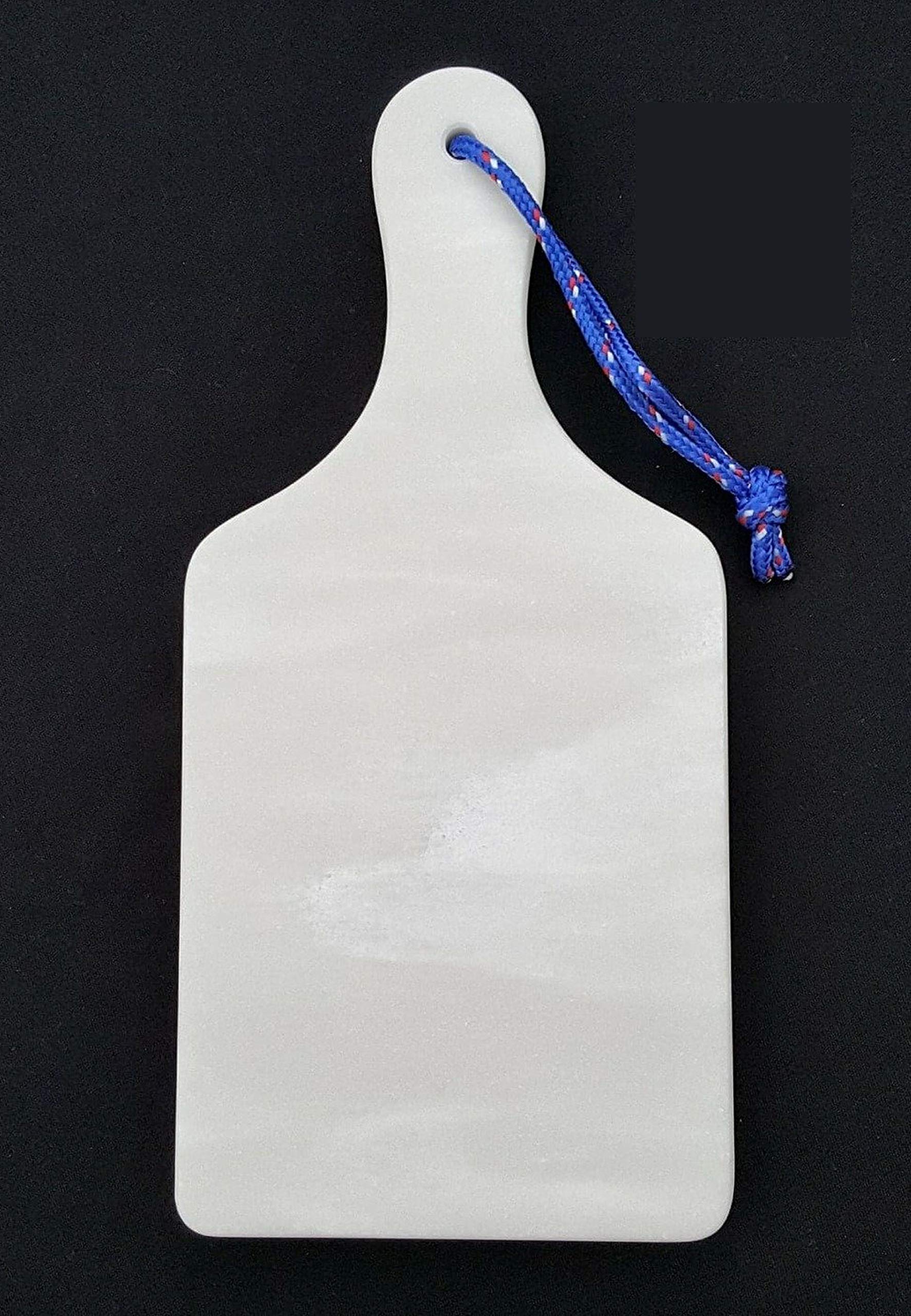 Premium Mini Paddle Cutting Board - Reclaimed Solid Surface (Corian) - Durable Kitchen & Serving Board for Cheese, Charcuterie & Appetizers