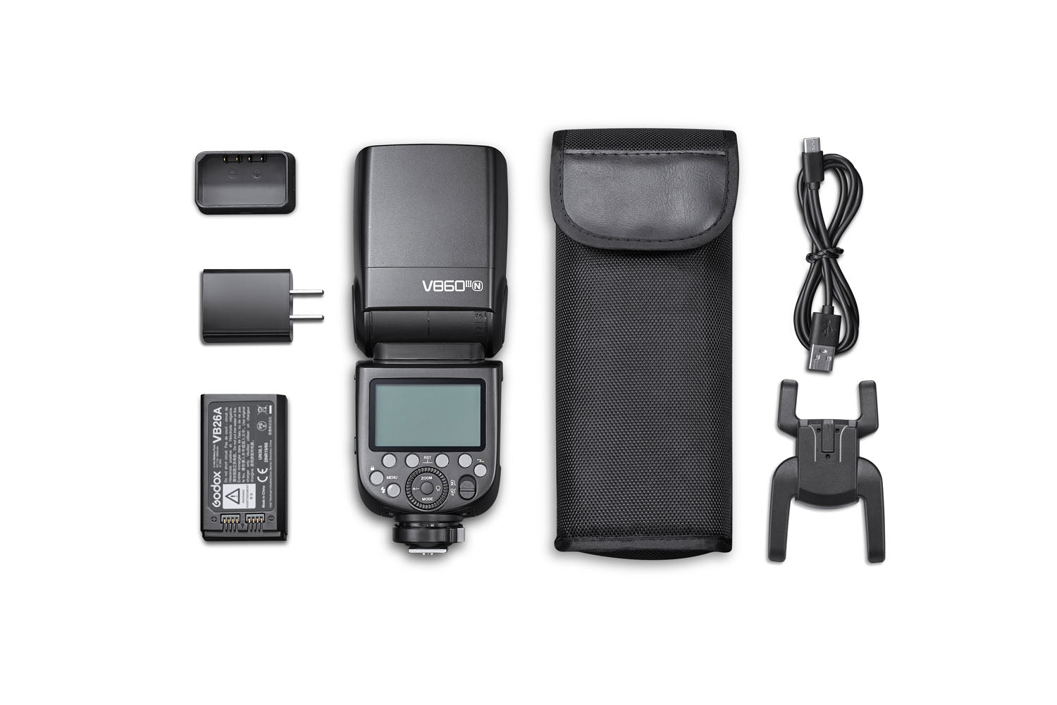 Godox V860III Nikon Speedlight Flash - TTL Compatible with Nikon DSLR Cameras | Powerful Rechargeable Lithium Battery | Perfect for Wedding, Portrait & Event Photography