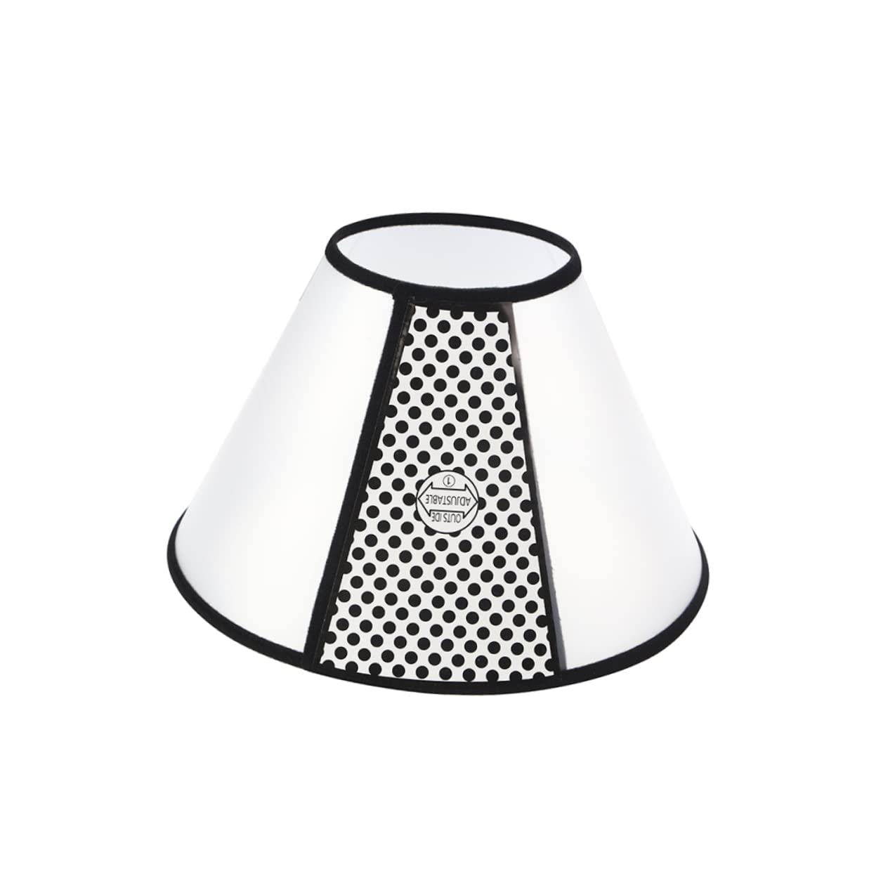 SUPVOX Dog Cone Collar - Soft Elizabethan Pet Collar for Dogs, Size 5 - Prevents Biting & Scratching After Surgery - Perfect for Post-Surgery Recovery, Grooming, and Wound Protection