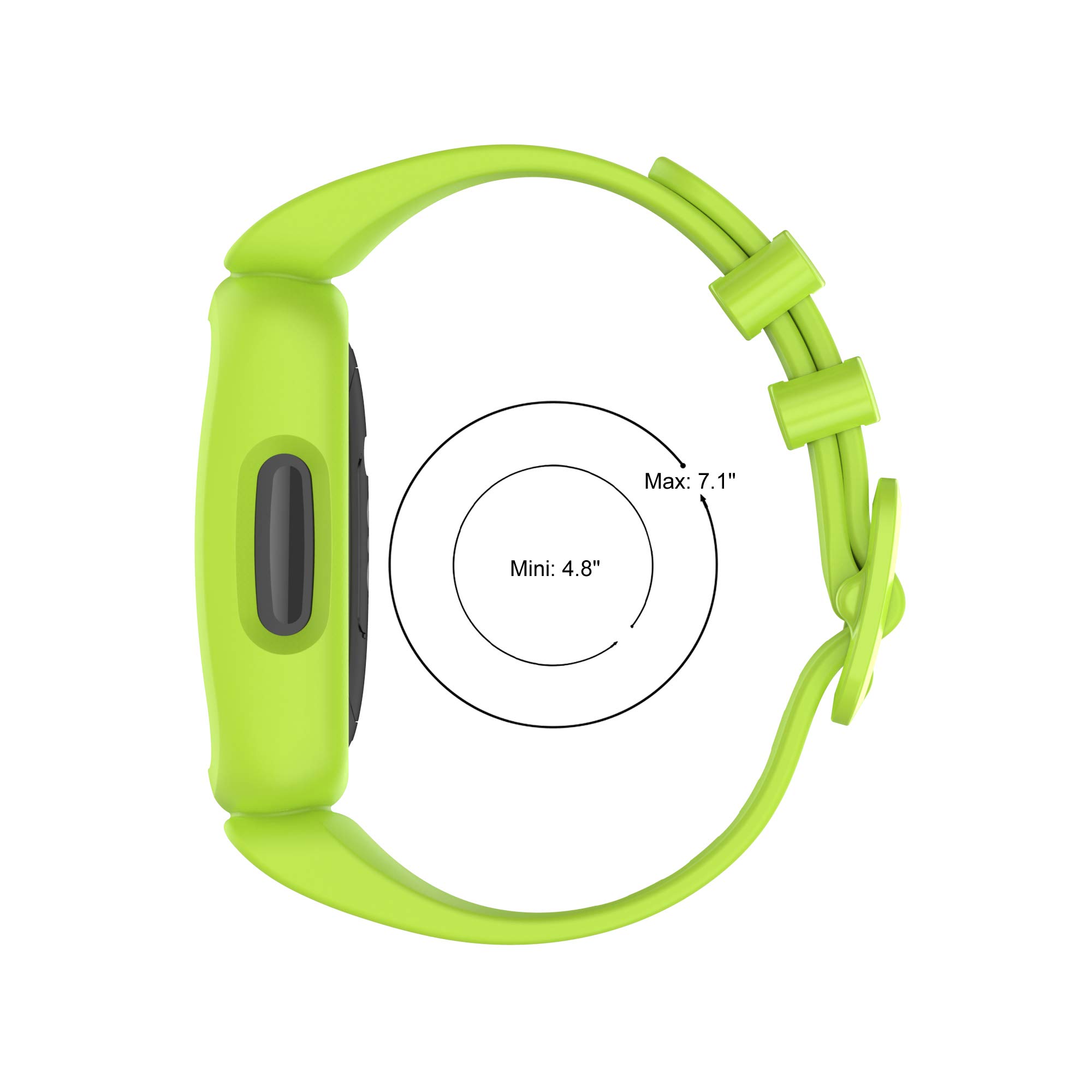 Replacement Smart Watch Bands Compatible with Fitbit Ace 3 - Soft Silicone Wristband for Kids (Black, Dark Blue, White) | Durable, Comfortable & Adjustable for Sports, School & Daily Activities